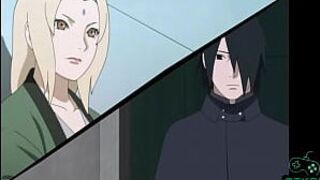 Сексуальное обращение Цунаде с Саске - пародия на Наруто - порно видео