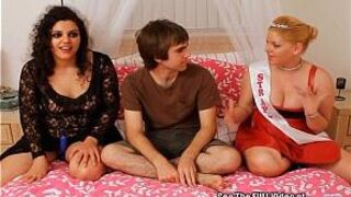 Женское доминирование с тегом команды нижнего белья привязкой - порно видео