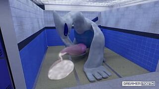 ГИГАНТ ЛЕГЕНДАРНЫЙ ЛУДЖИЯ ЗАПОЛНЯЕТ БОЛЬШОЙ ПРЕЗЕРВАТИВ [ЧРЕЗМЕРНАЯ КОНЧА] [ПОКЕМОН] - порно видео