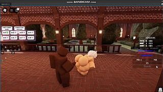 фембой в роблоксе, немного клипов - порно видео